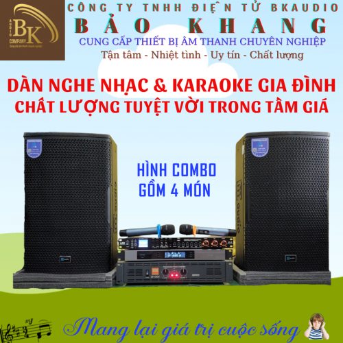 Bộ dàn âm thanh nghe nhạc và karaoke 