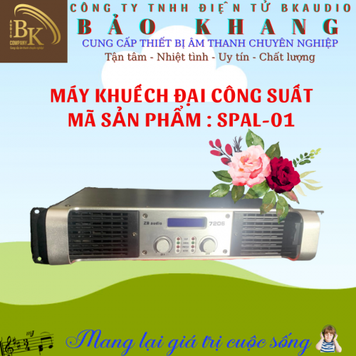 Máy khuếch đại âm thanh ( Đẩy công suất ) ZB.7206