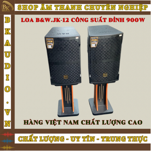 Loa B&W 1100watt – JK12, hàng Việt Nam chất lượng cao .  Áp dụng công nghệ Anh Quốc cho chất lượng âm thanh sáng , sạch. 