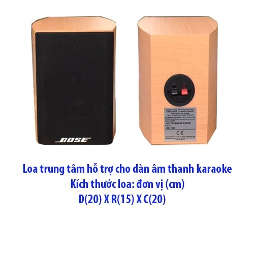 Loa trung tâm hỗ trợ nghe nhạc karaoke cho dàn âm thanh