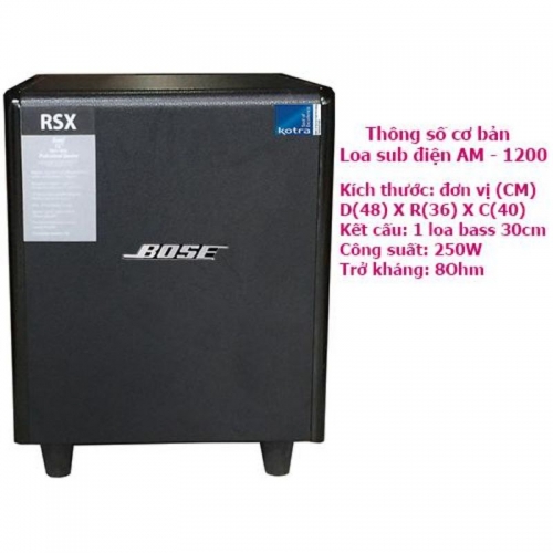 Loa Sub điện siêu trầm bell AM - 1200